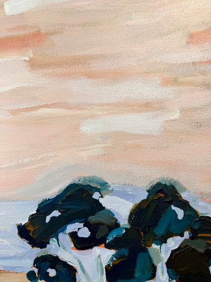 Beautiful View Out My Window 63x63cm FRAMED