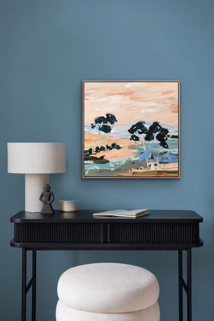 Beautiful View Out My Window 63x63cm FRAMED