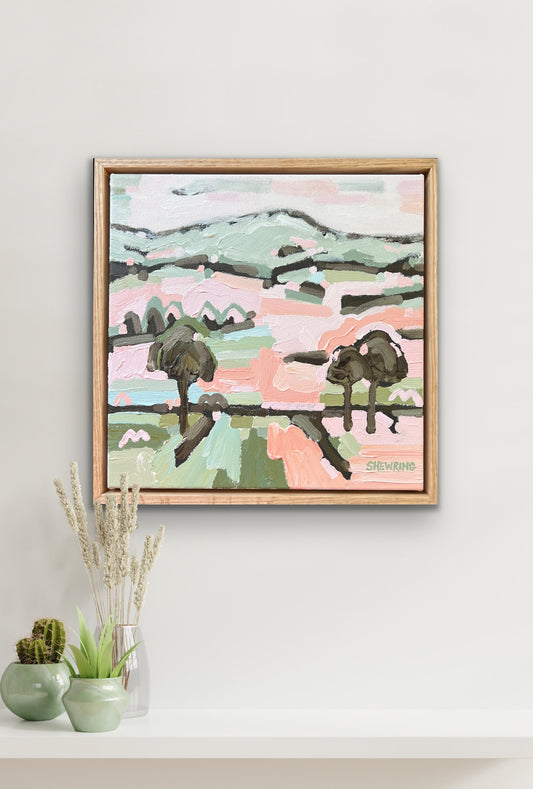 Before The Rain 33x33 cm FRAMED SOLD
