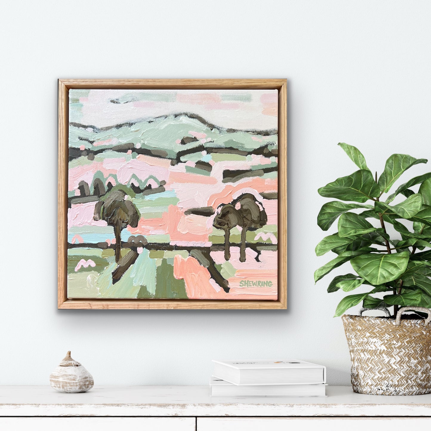 Before The Rain 33x33 cm FRAMED SOLD