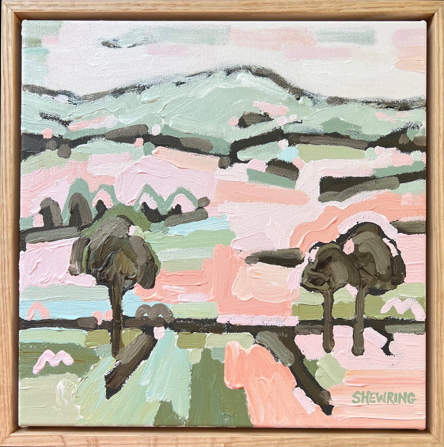Before The Rain 33x33 cm FRAMED SOLD