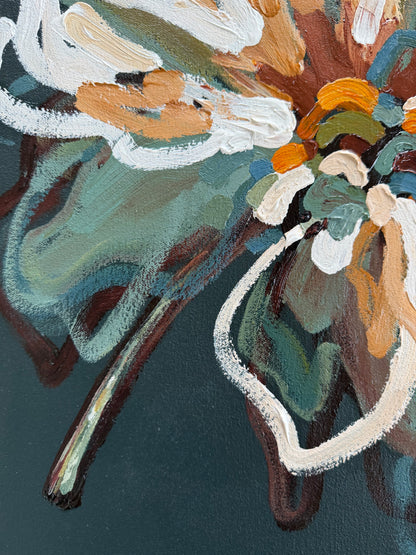 Bella Bloom 53x53cm FRAMED