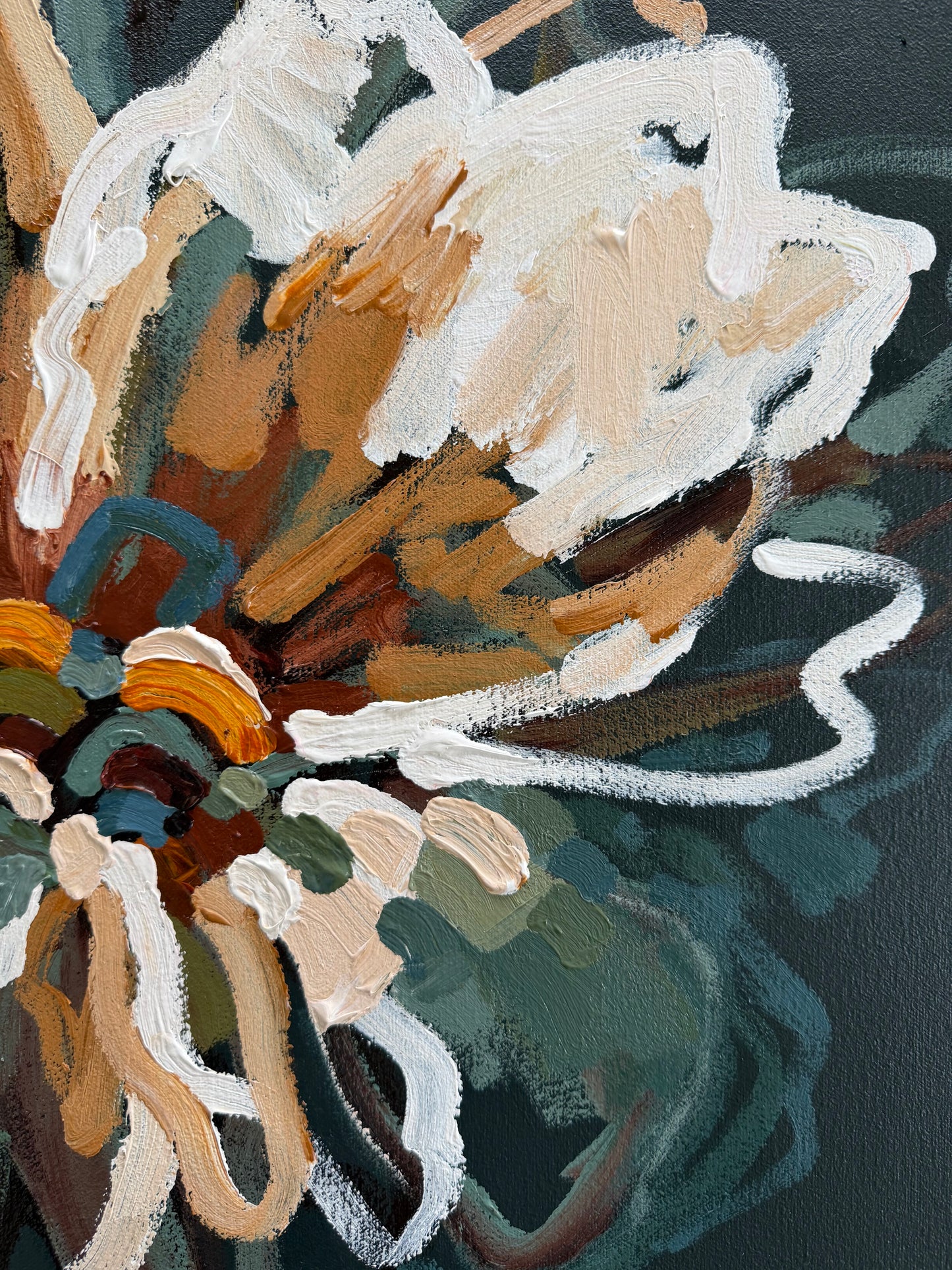 Bella Bloom 53x53cm FRAMED