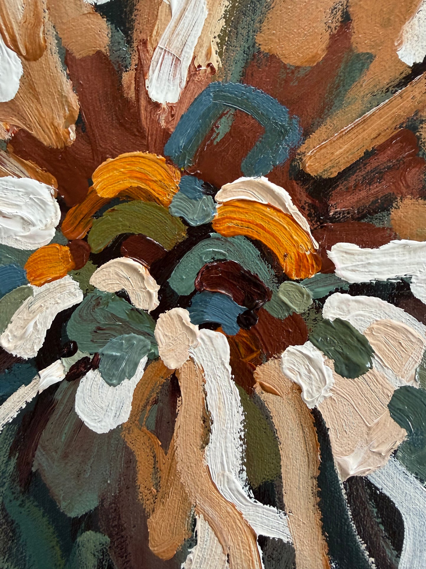 Bella Bloom 53x53cm FRAMED