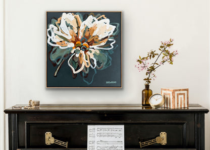 Bella Bloom 53x53cm FRAMED