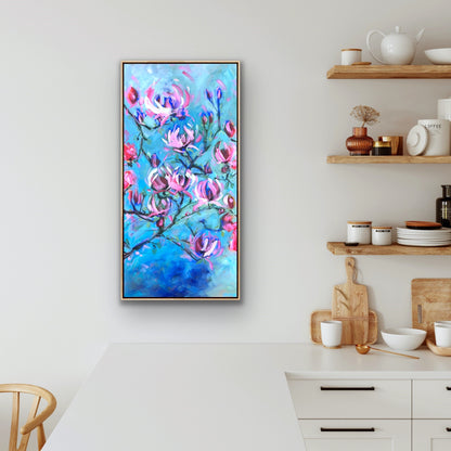 Blue Horizons 104 x 54 cm Framed SOLD