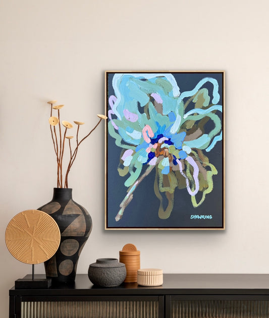 Blue Sunshine 43x33cm FRAMED SOLD