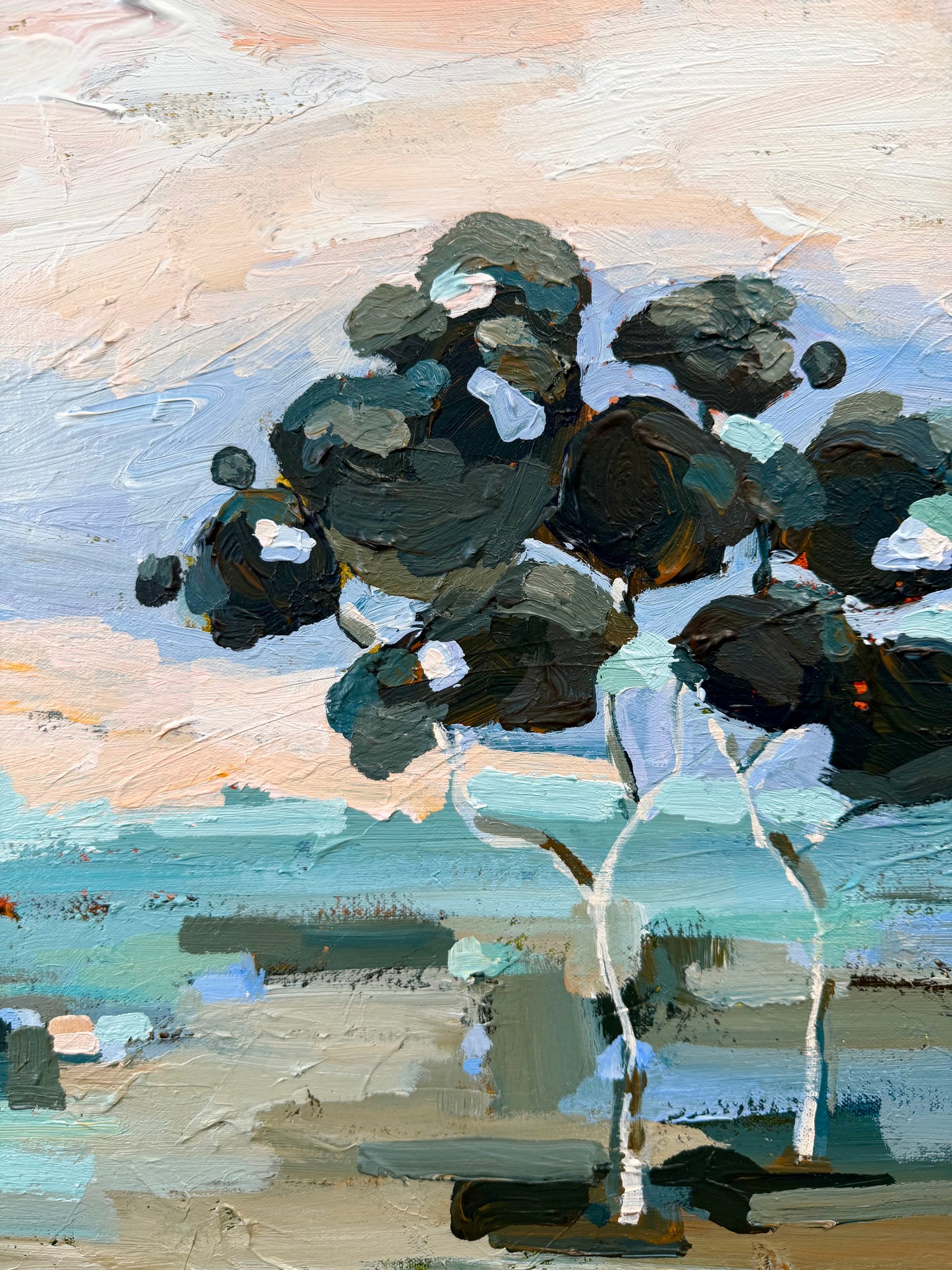 Breeze Through The Gum Trees 63x53cm FRAMED