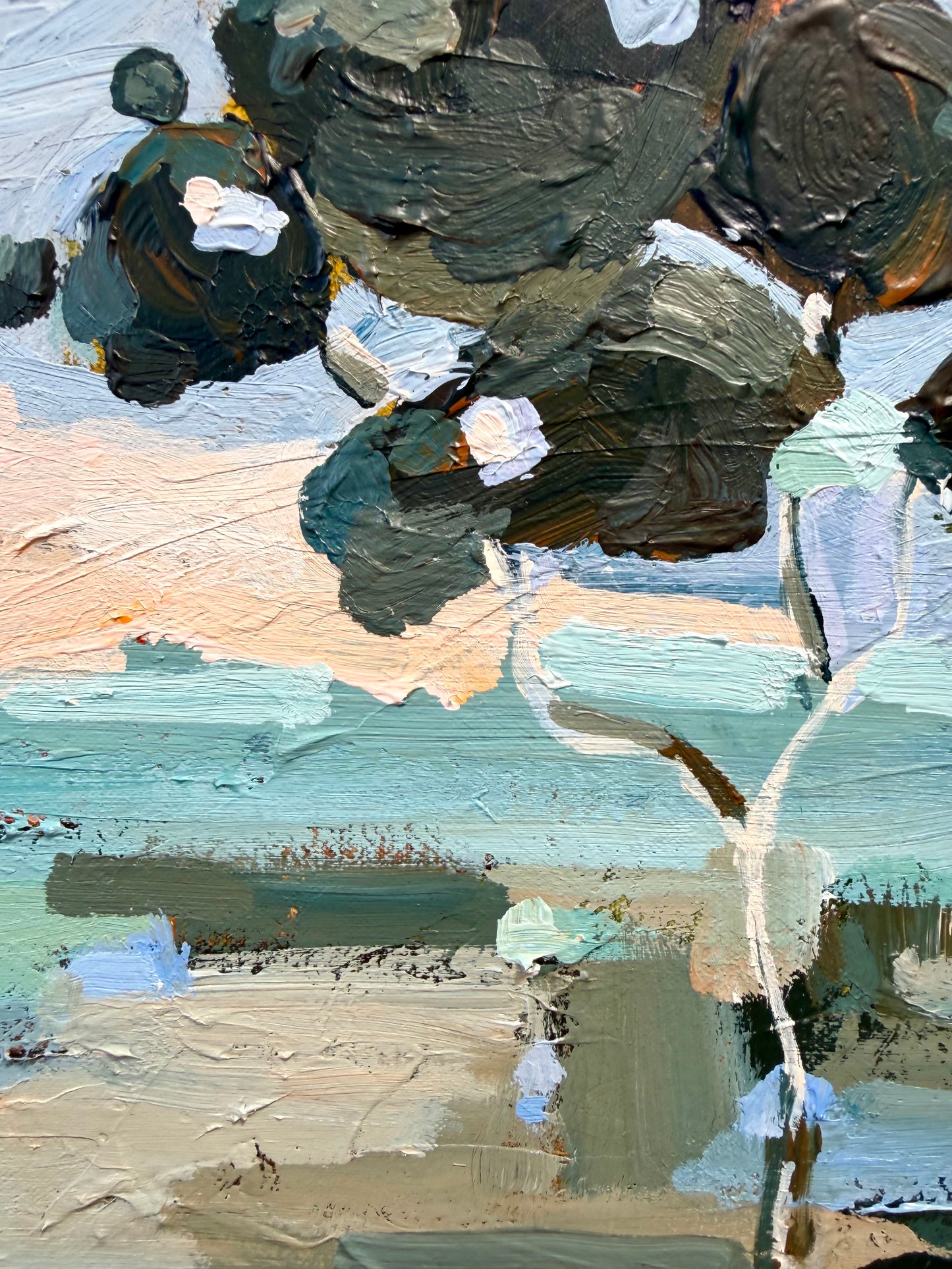 Breeze Through The Gum Trees 63x53cm FRAMED