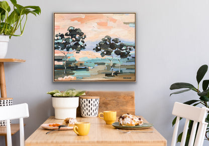 Breeze Through The Gum Trees 63x53cm FRAMED