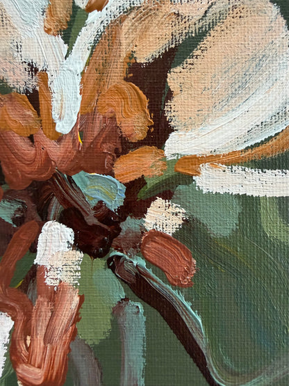 Caramel Blossom 23 x 23 cm Framed