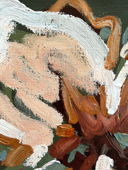 Caramel Blossom 23 x 23 cm Framed