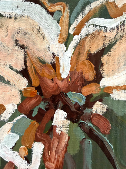 Caramel Blossom 23 x 23 cm Framed