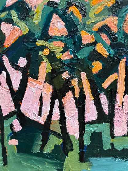 Cocktails At Sunset 28 x 23 cm FRAMED