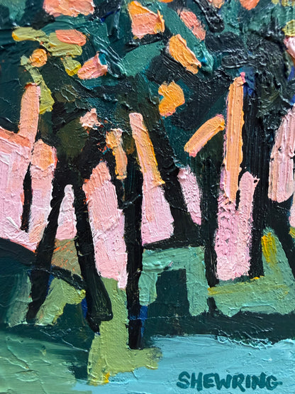 Cocktails At Sunset 28 x 23 cm FRAMED