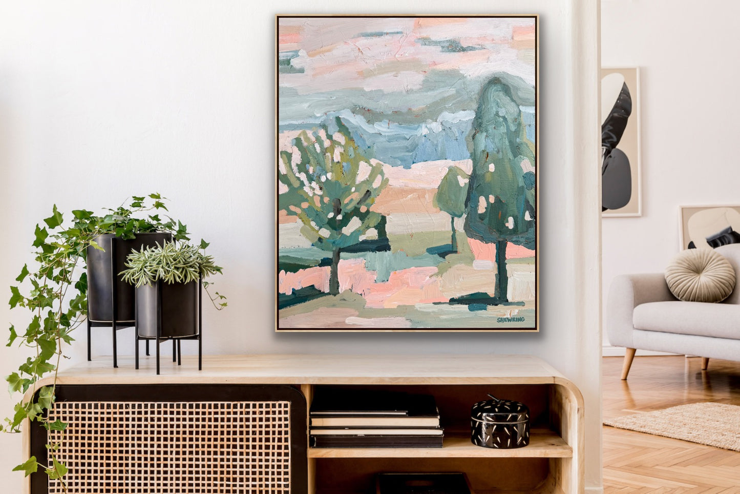 Colours Of The Horizon 64x54cm FRAMED SOLD