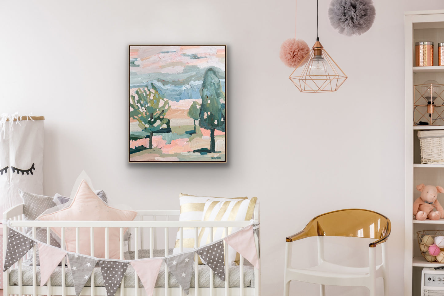 Colours Of The Horizon 64x54cm FRAMED SOLD