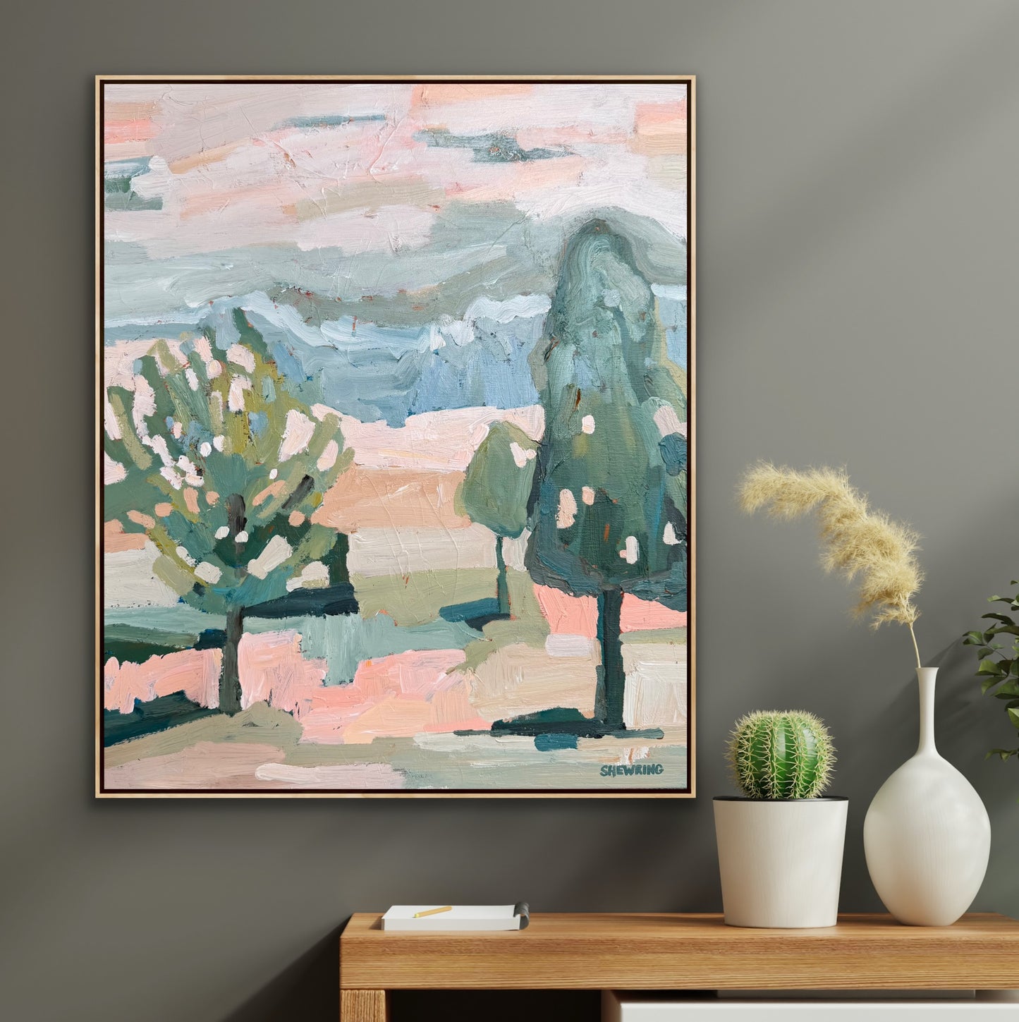 Colours Of The Horizon 64x54cm FRAMED SOLD