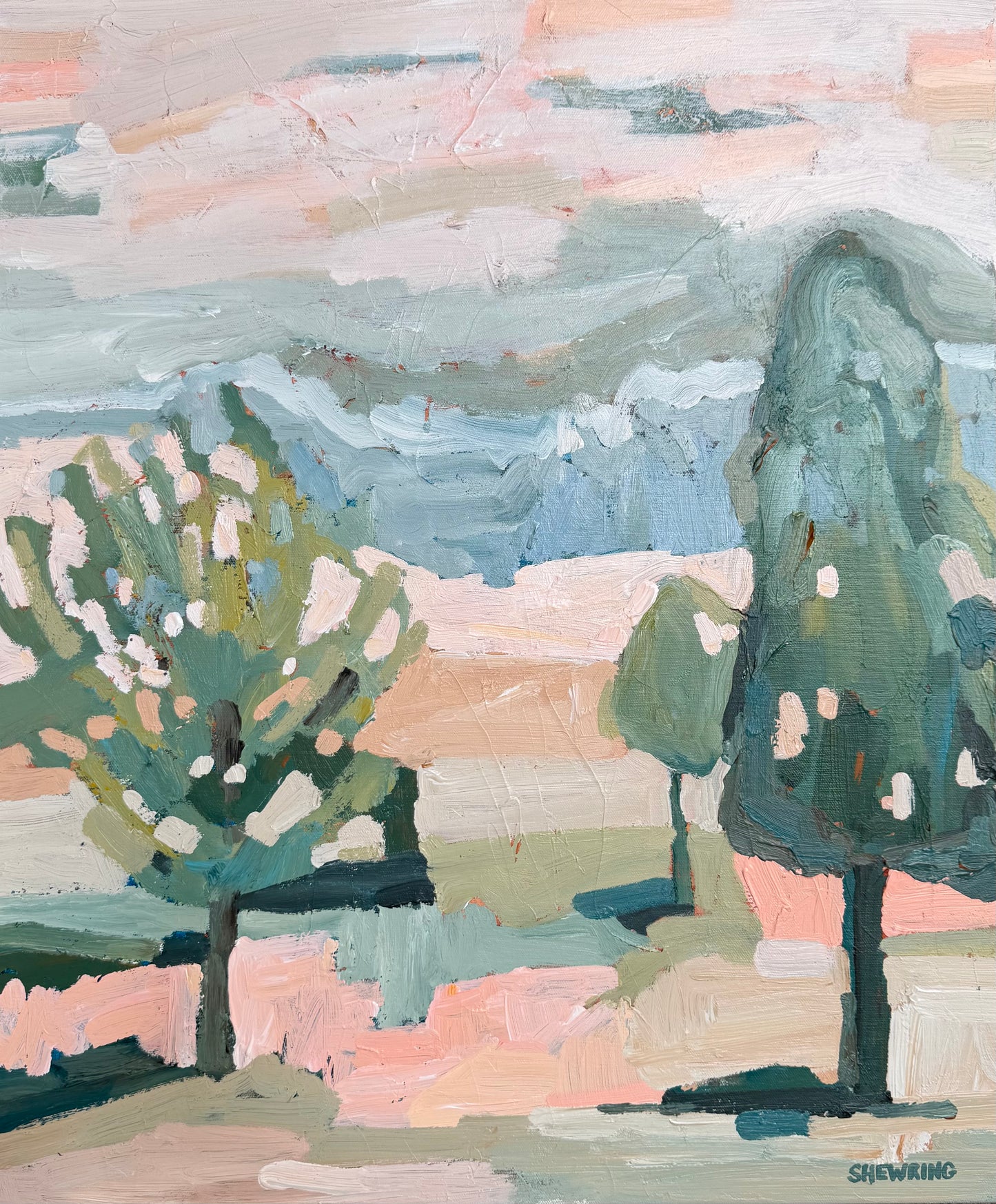 Colours Of The Horizon 64x54cm FRAMED SOLD