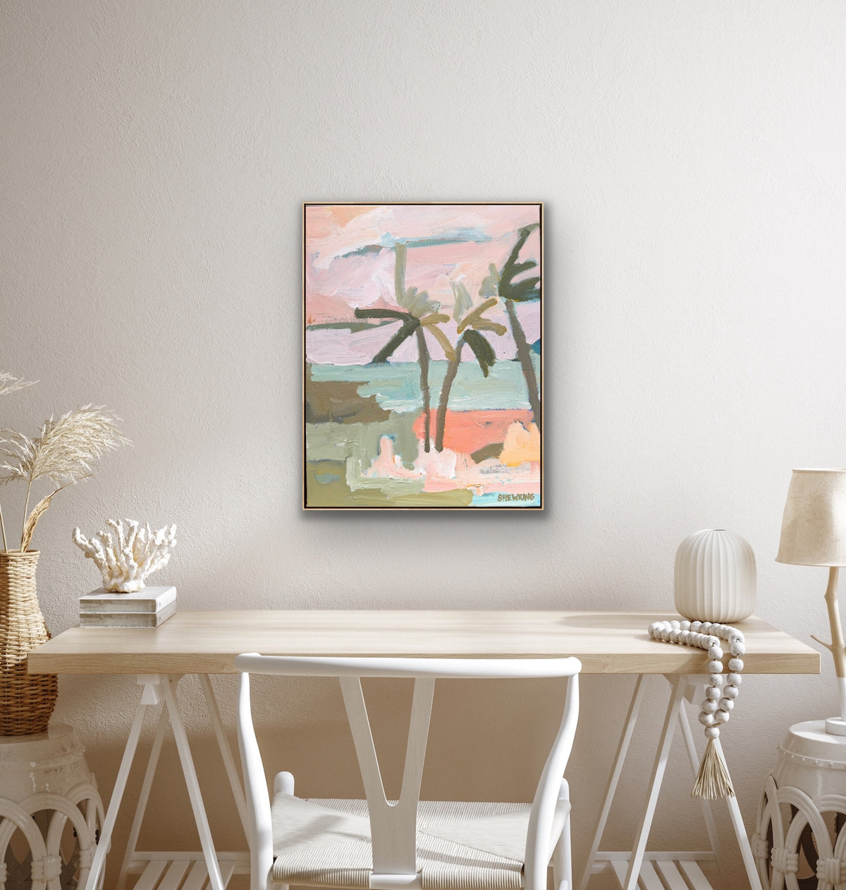 Cool Way To Spend The Afternoon 49x39 cm FRAMED