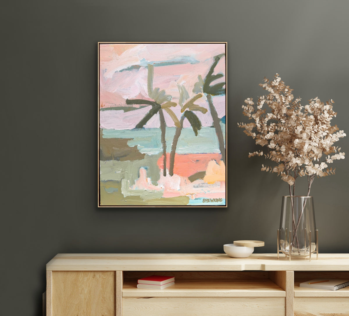Cool Way To Spend The Afternoon 49x39 cm FRAMED