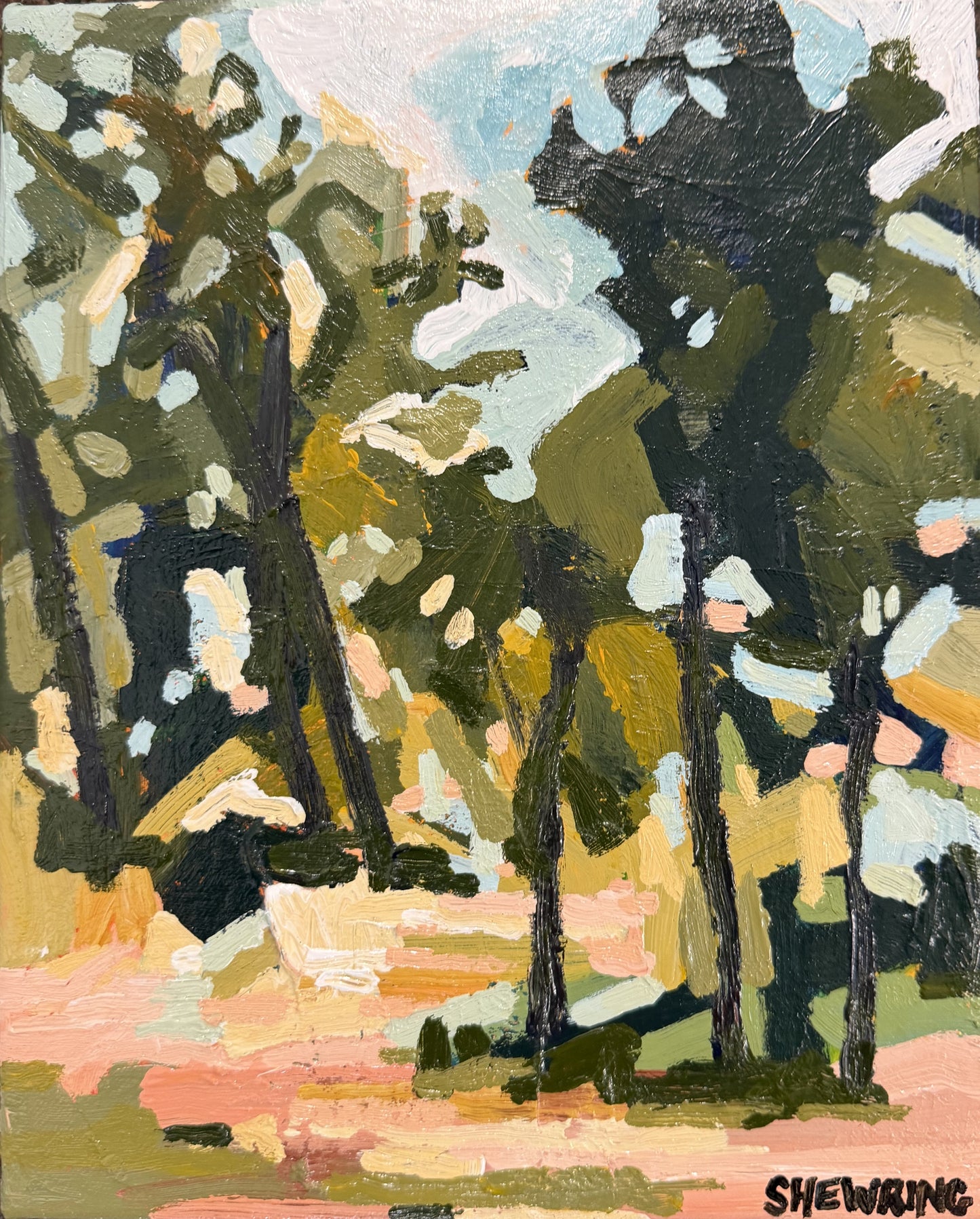 Dappled Twilight 28 x 23 cm FRAMED