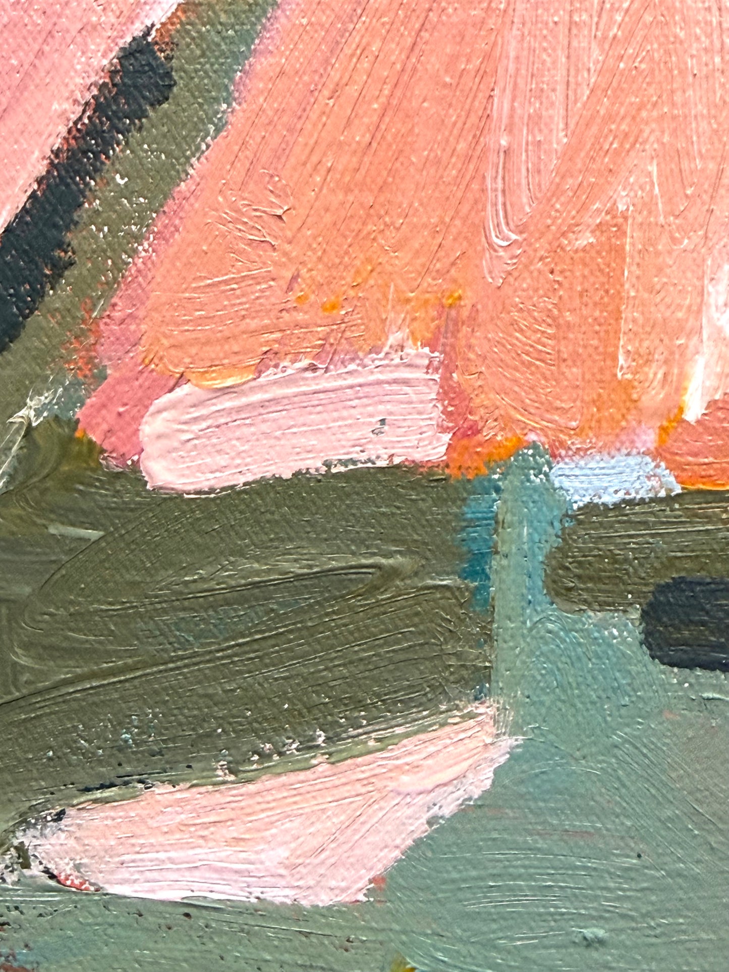 Day At The Beach 33 x 33 cm FRAMED