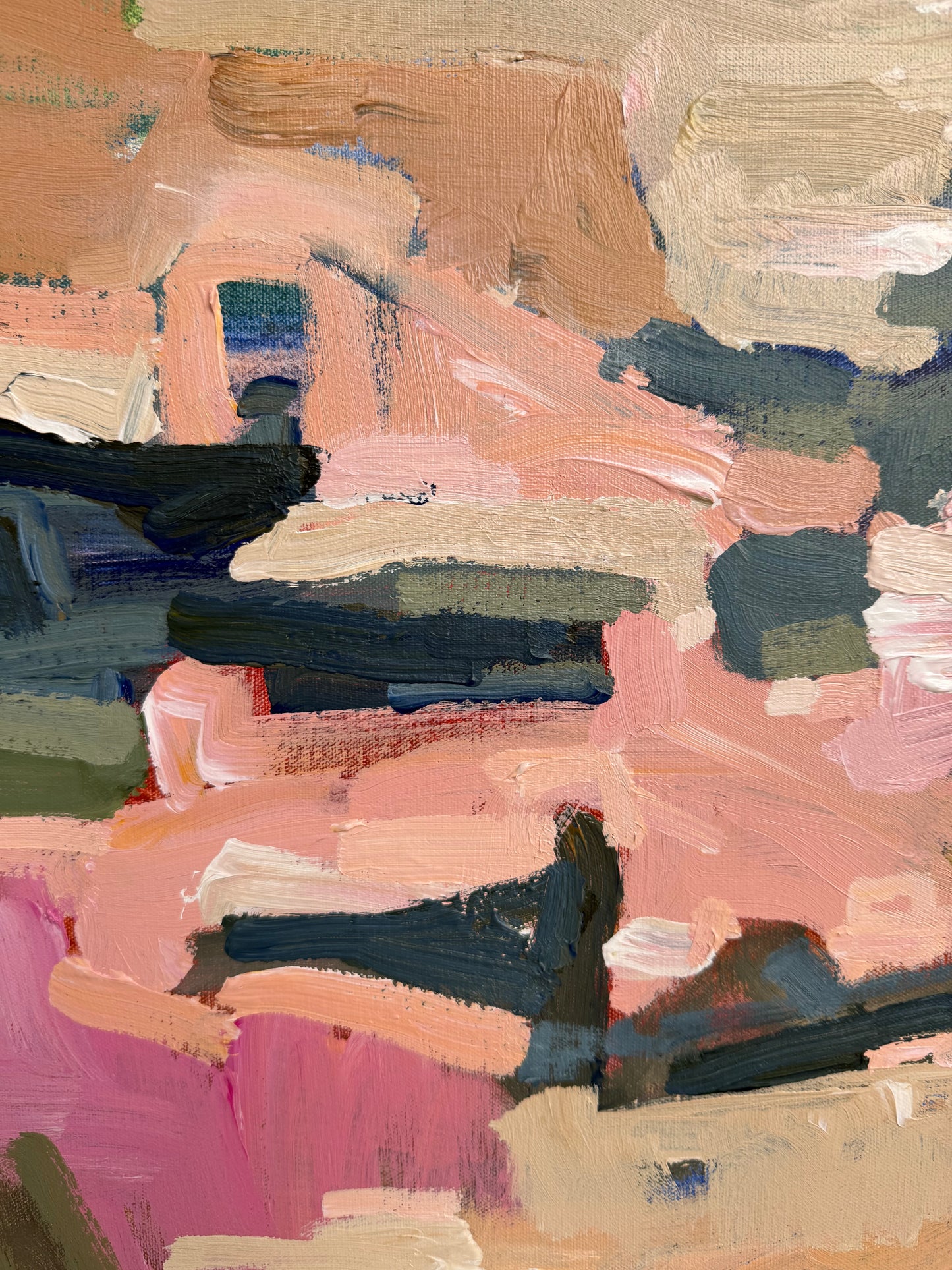 Days Of Sunshine 103x103cm FRAMED