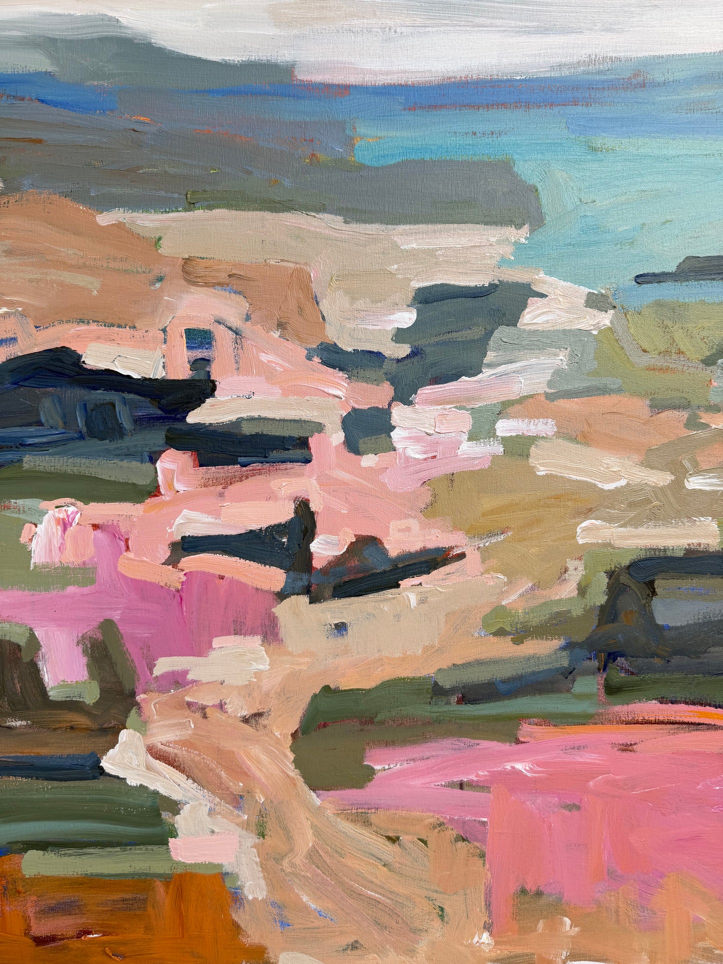 Days Of Sunshine 103x103cm FRAMED