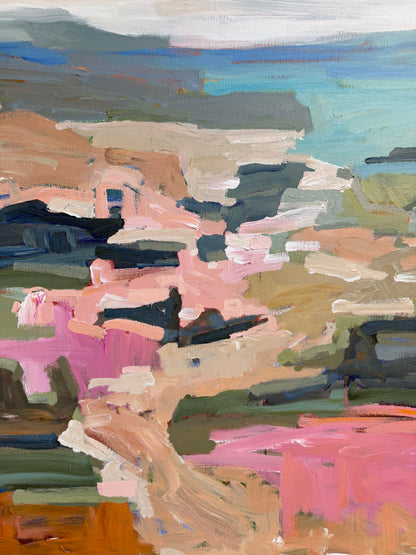 Days Of Sunshine 103x103cm FRAMED