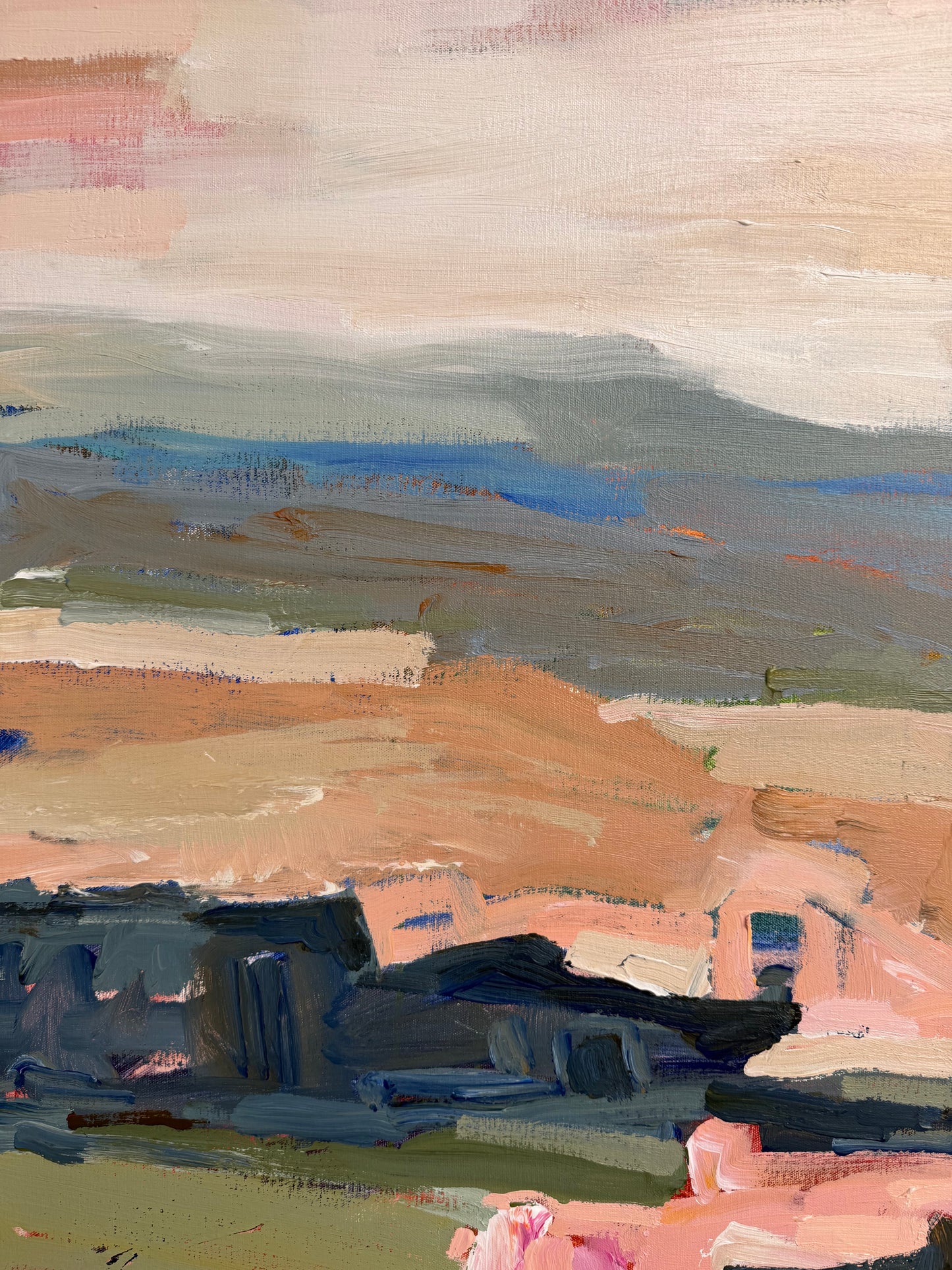Days Of Sunshine 103x103cm FRAMED