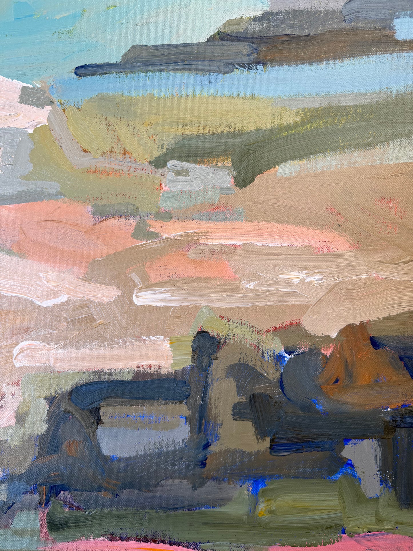 Days Of Sunshine 103x103cm FRAMED
