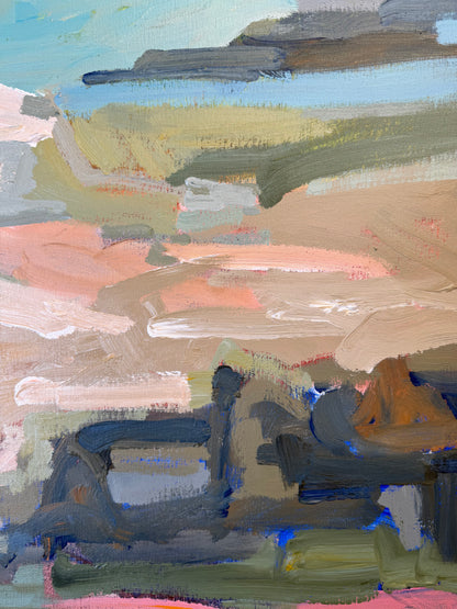 Days Of Sunshine 103x103cm FRAMED