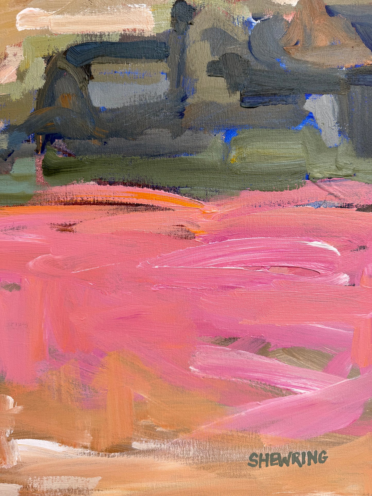 Days Of Sunshine 103x103cm FRAMED