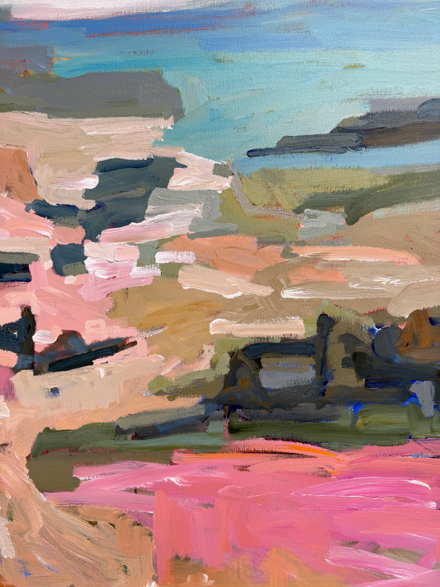 Days Of Sunshine 103x103cm FRAMED