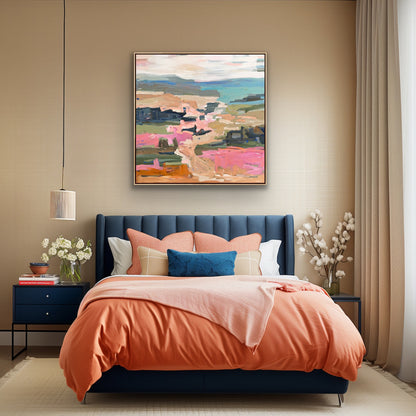 Days Of Sunshine 103x103cm FRAMED