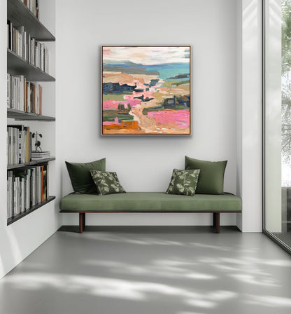 Days Of Sunshine 103x103cm FRAMED