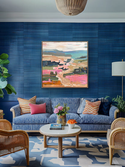Days Of Sunshine 103x103cm FRAMED