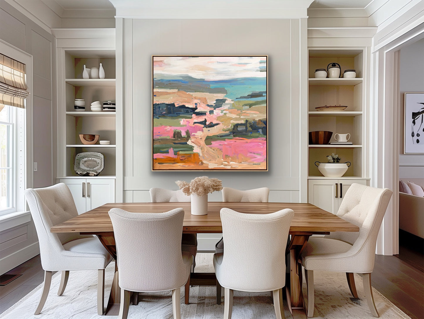 Days Of Sunshine 103x103cm FRAMED