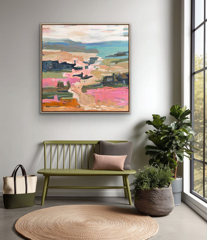 Days Of Sunshine 103x103cm FRAMED