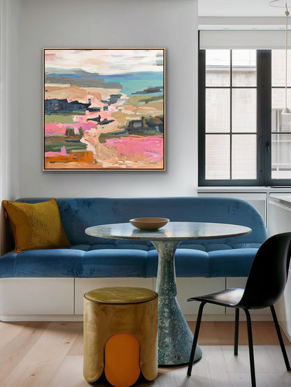 Days Of Sunshine 103x103cm FRAMED