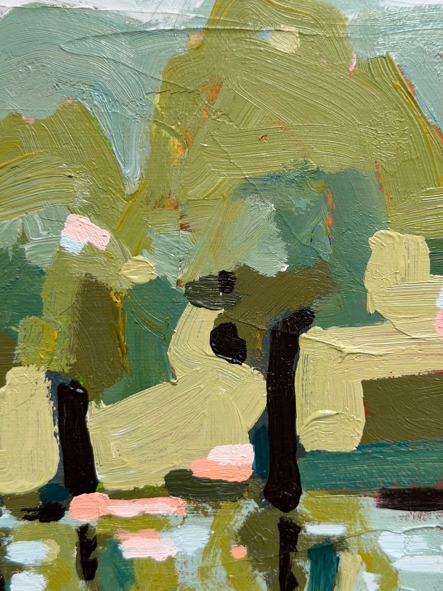 Double Creek 33 x 33 cm FRAMED