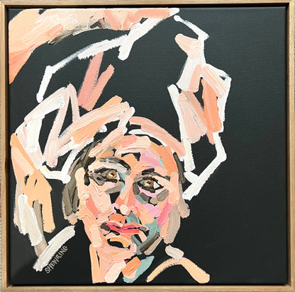Drowning In Soft Plastics 53 x 53 cm FRAMED