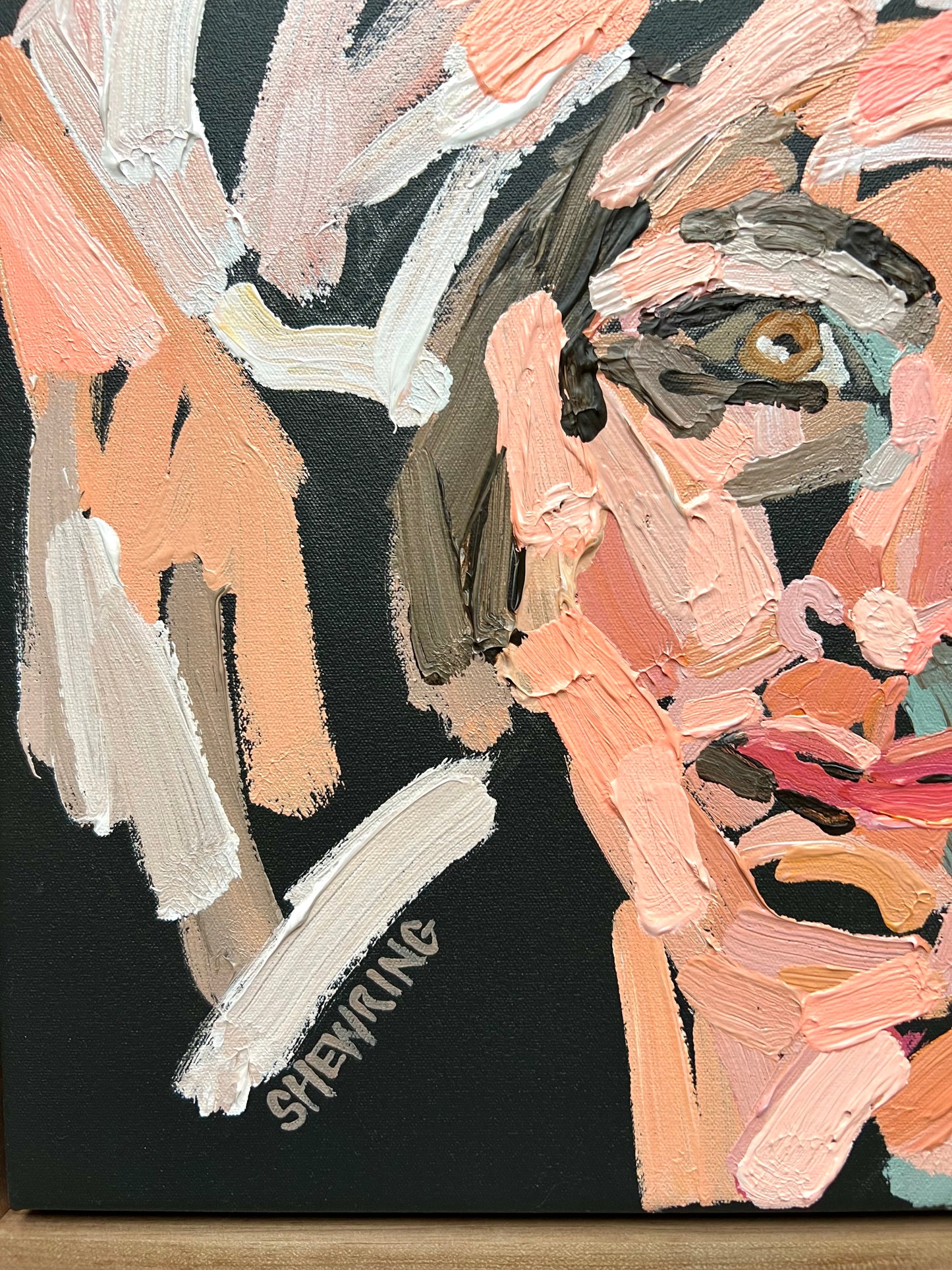 Drowning In Soft Plastics 53 x 53 cm FRAMED