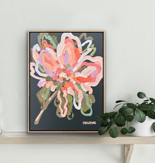 Flower Candy 43x33cm FRAMED SOLD