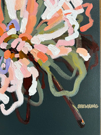 Flower Full Of Love 53x53cm FRAMED