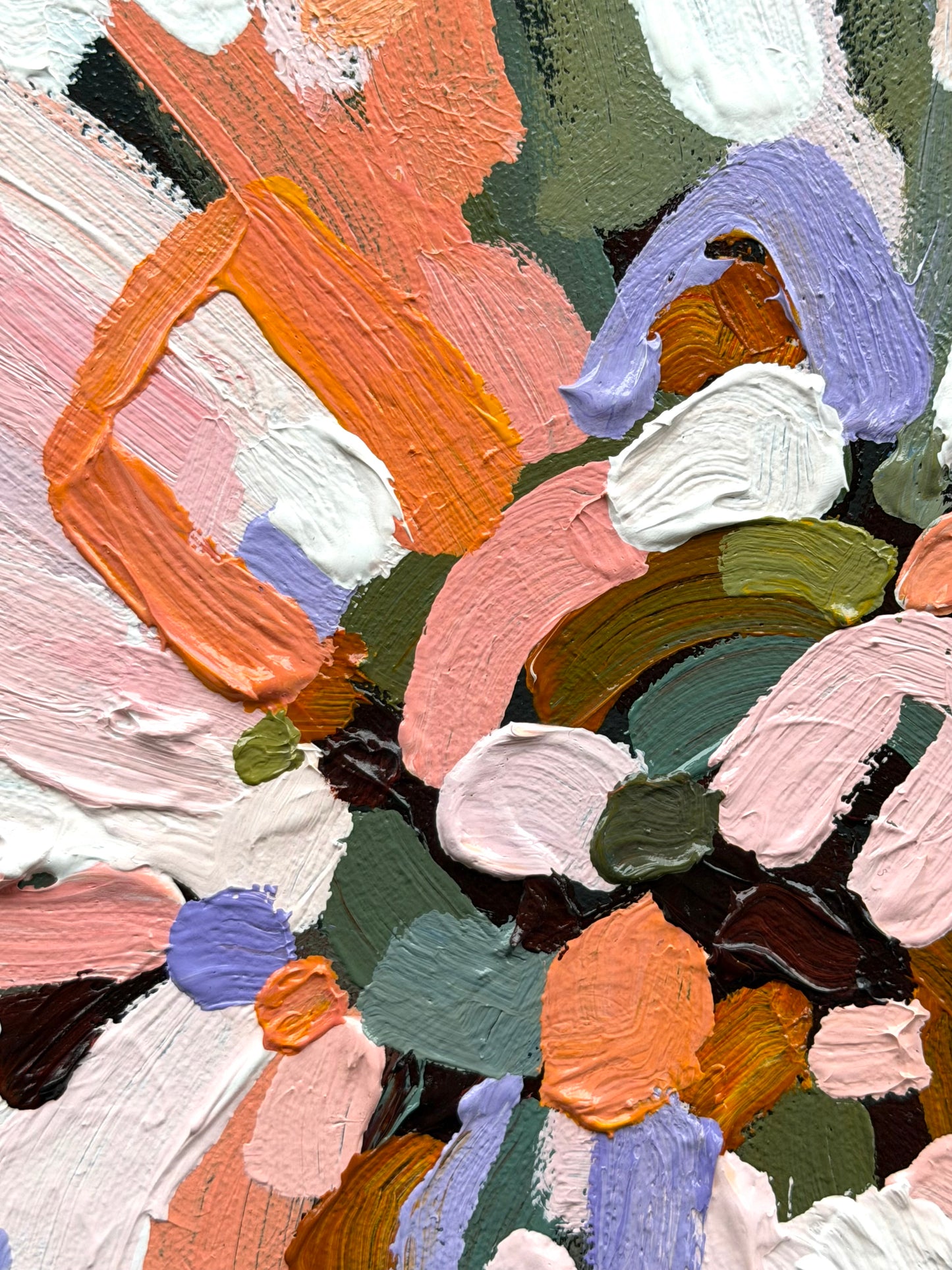 Flower Full Of Love 53x53cm FRAMED