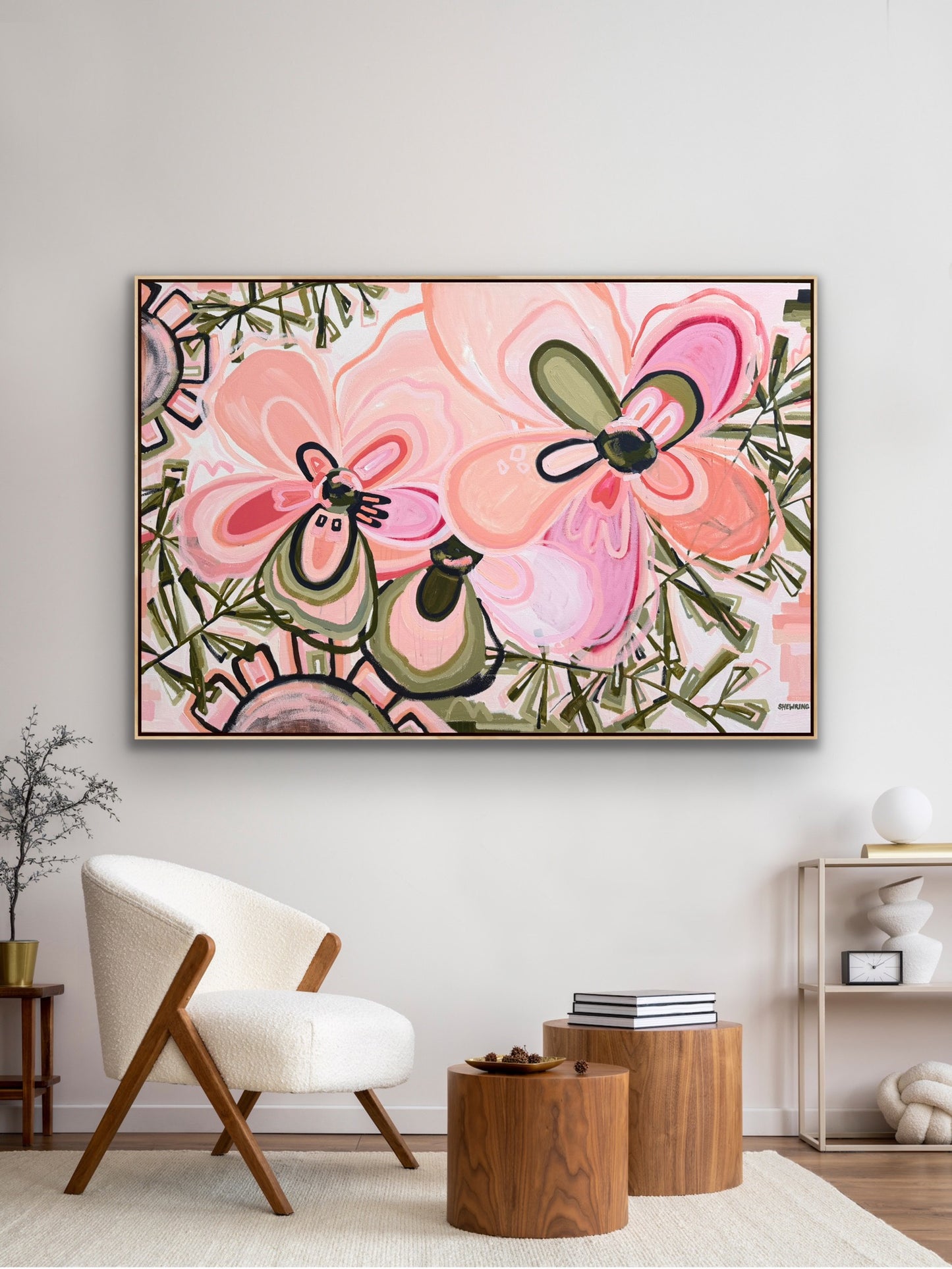 Flowers For You 153x103cm FRAMED