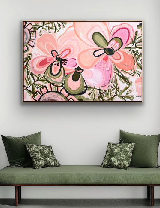 Flowers For You 153x103cm FRAMED