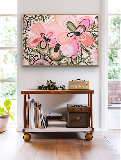 Flowers For You 153x103cm FRAMED